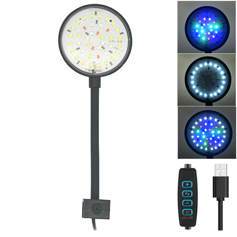 Marine Aquarium Lamp - Usb aquário lâmpada led luz do