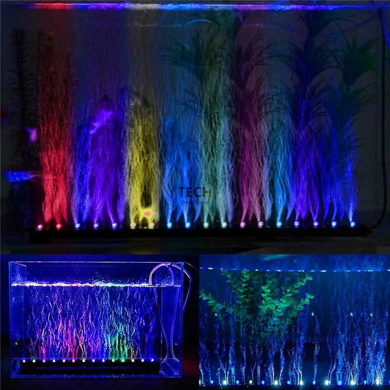 Marine Aquarium Lamp - Aquário tanque de peixes subaquático submersível