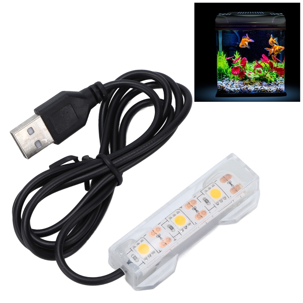 Iluminação decorativa usb aquá - Marine Aquarium Lamp avaliação e preço