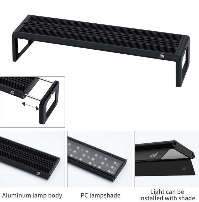 Luminária LED RGB UV para Aquá - Marine Aquarium Lamp avaliação e preço