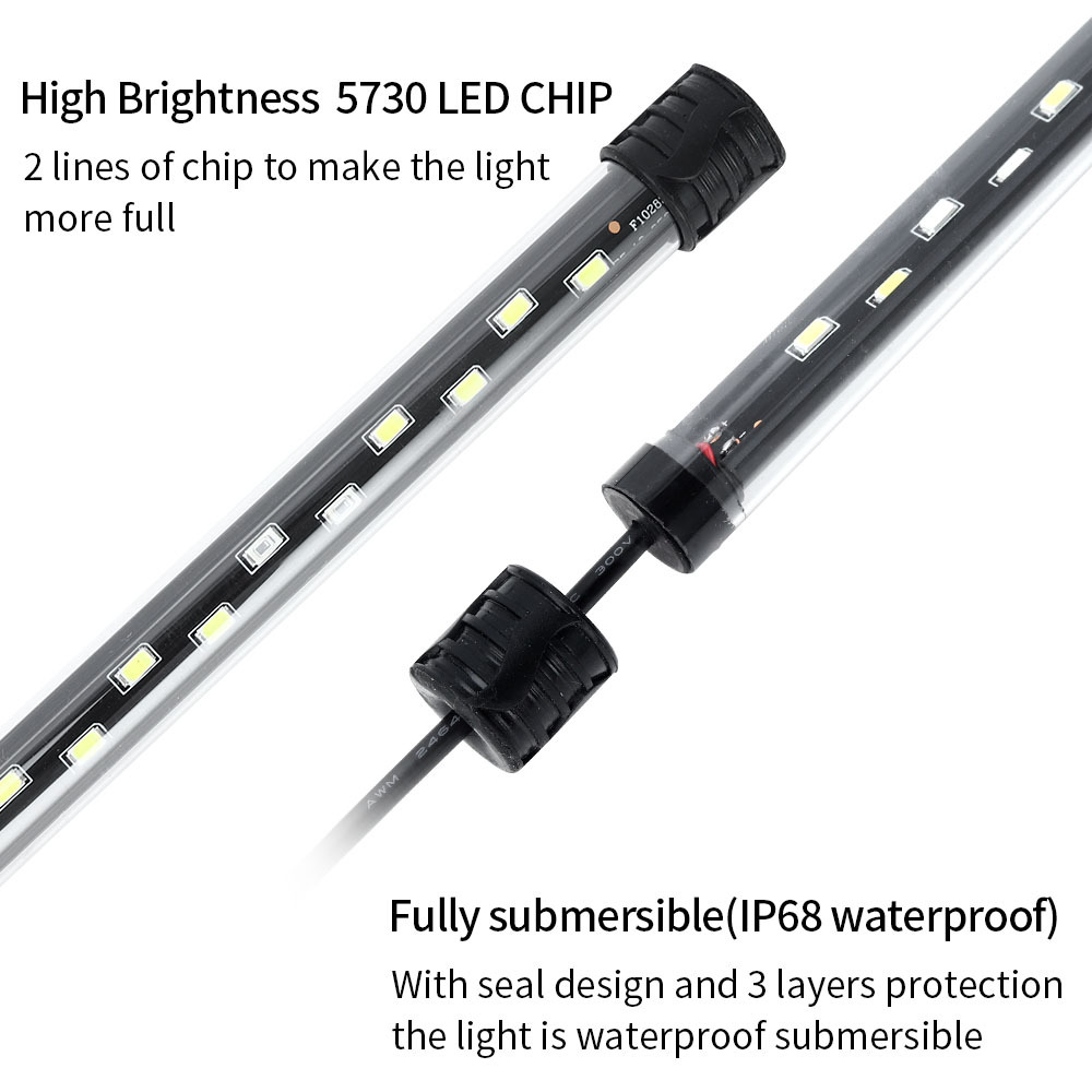 90-260v luz de aquário led à p - Marine Aquarium Lamp avaliação e preço