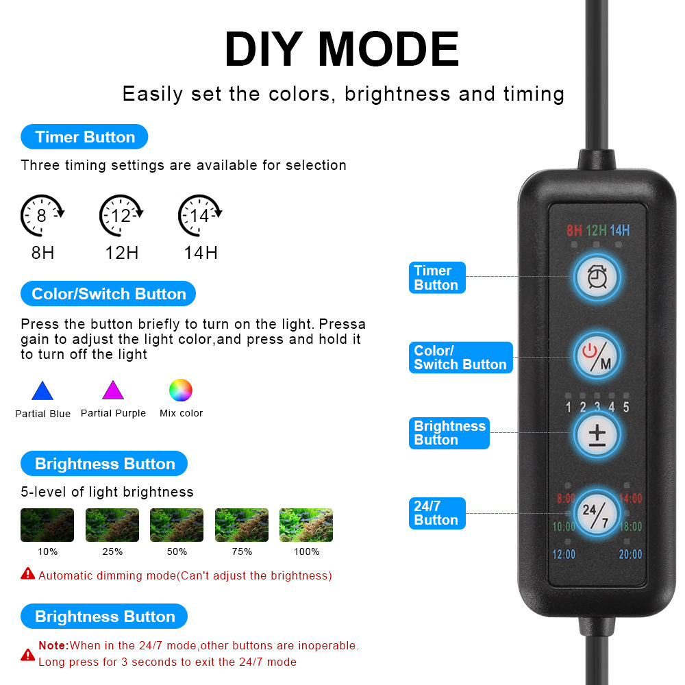 Luz LED para Aquário de Espect - Marine Aquarium Lamp avaliação e preço