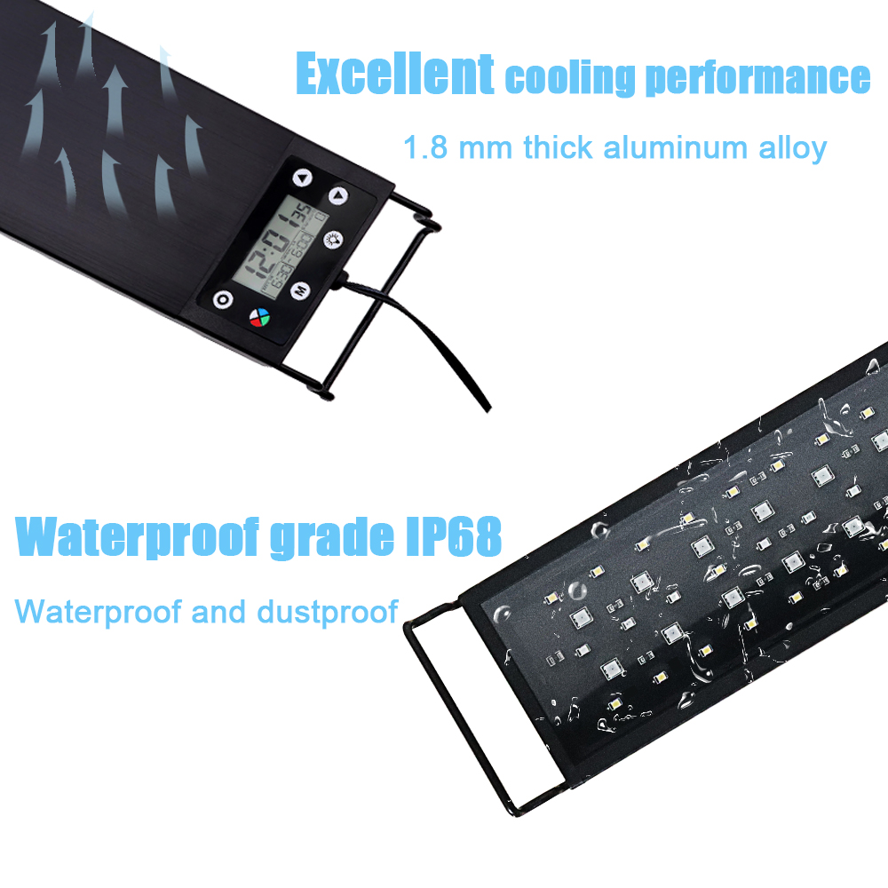 Luz LED de espectro completo 2 - Marine Aquarium Lamp avaliação e preço