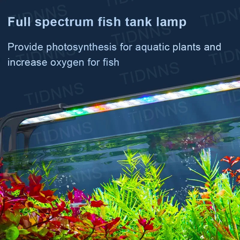 Luz led para aquário, planta,  - Marine Aquarium Lamp avaliação e preço