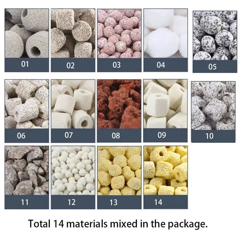 250g 500g 1000g 14 tipos de aq - Marine Aquarium Filter Media avaliação e preço